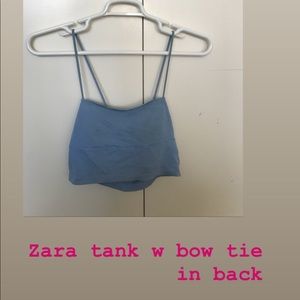 Zara tie tank!